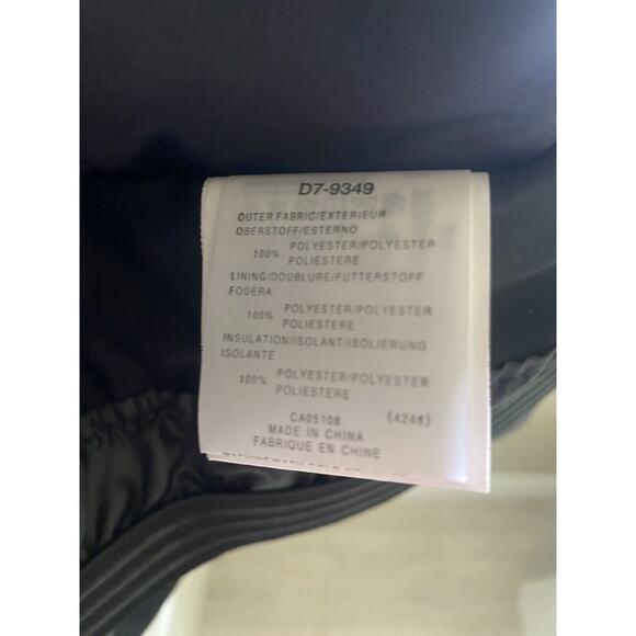 Descente Women's Ski Jacket Puffer White Black Stripe Hood Motion 3D Heat Navi S - Picture 11 of 13